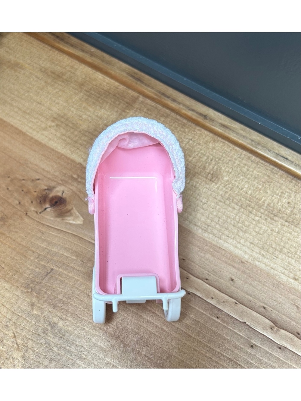 Mattel Barbie 1998 Kelly Doll Tiny Steps Pink Baby Buggy Carriage Stroller - Picture 3 of 6